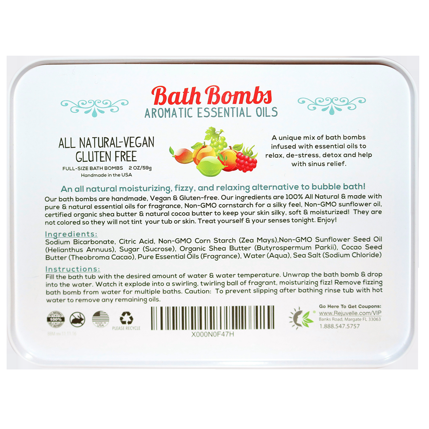 18 Single Assorted Bath Bombs